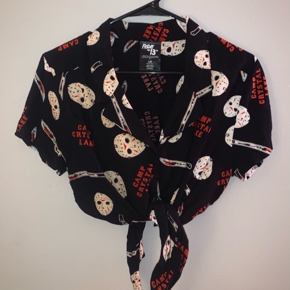 Friday the 13th horror gothic top